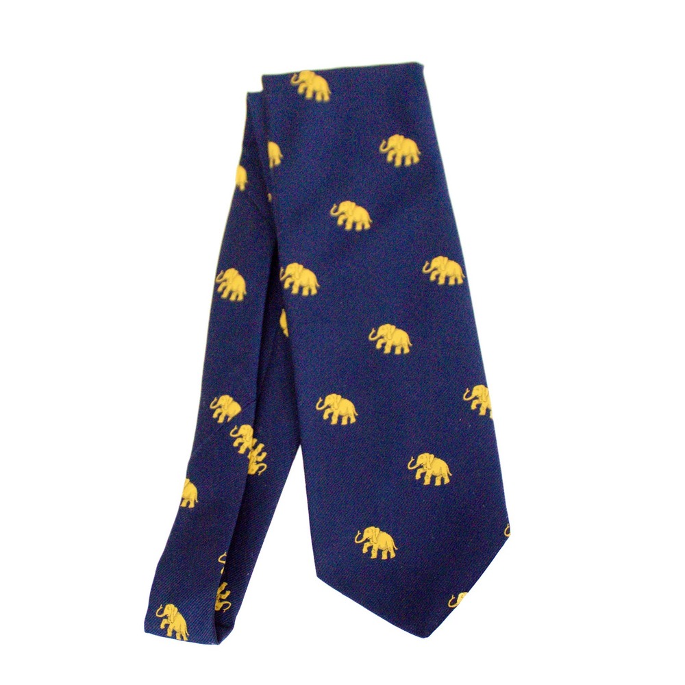 GANT Necktie Men's‎ Navy Gold Embroidery